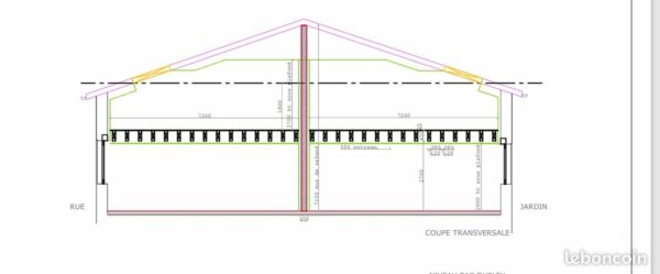 Bâtiment 1 pièce 200 m²