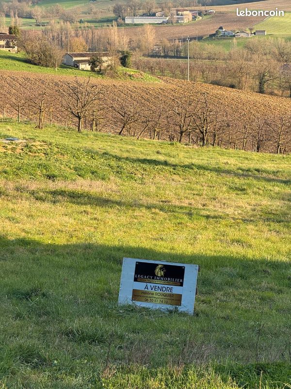 Terrain 1612 m² Cazideroque