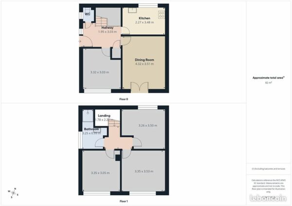 6ece5edb46cc5e40951f8615554e7047aa3053e5 Maison 5 pièces 80 m²