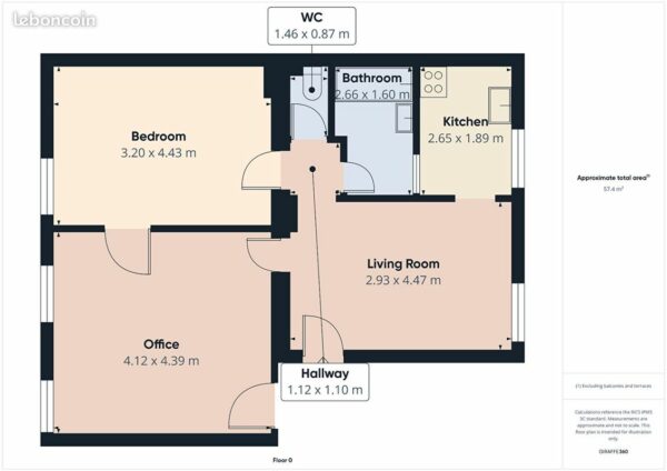 Immeuble 9 pièces 144 m²