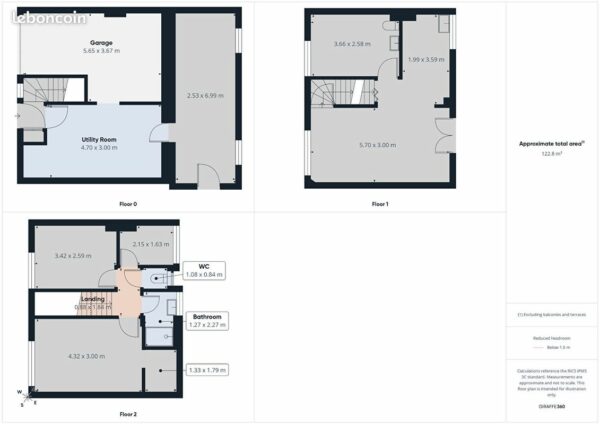 4511422f6fb47341a2253e93e612a9d1f08c31b4 Maison de ville 4 pièces 69 m²