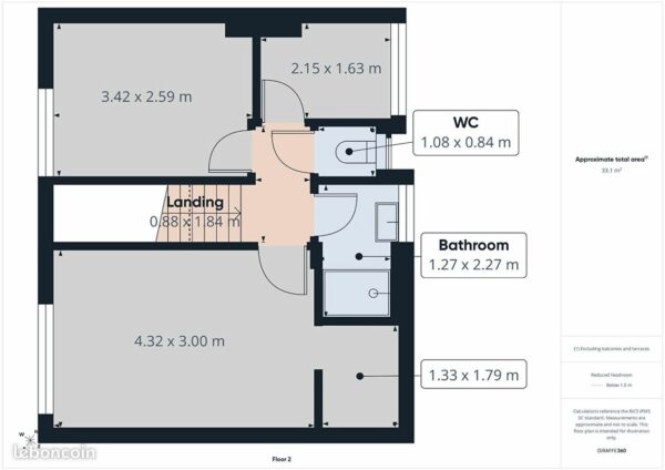 718fd47b070e2493b661876ee7f8c8f2cf8388e6 Maison de ville 4 pièces 69 m²
